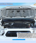 Toyota Tacoma Front Hood Lift Supports Kit 2005 2015 Direct Bolt On Fit Replacement Shock Struts installed on hood