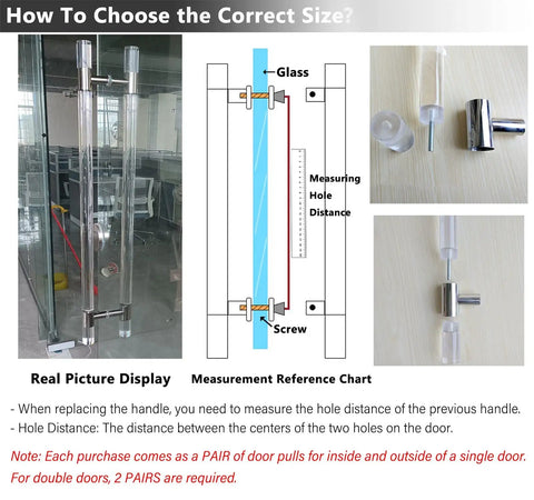 Ultra Clear Acrylic Door Pull Handle Rock Solid Stainless Steel Core Super Smooth Push Pull Motion Perfect For Front Doors Sliding Gates And Modern Grab Bars Easy No Sweat Setup In Top Notch Silver