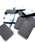 Rectangle Silicone Rubber Bumper Feet One And One Half Inch By One Inch Three Sixteenth Inch Thick Durable Waterproof Adhesive Backing Pads