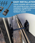 Road Warrior Six Inch T Style Entry Door Holder For Camper And RV Setups includes mounting screws and plunger for easy installation.