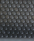 Coin Grip Grippy Non Slip Rubber Tread Stair Mats 6 Pack Black surface pattern detail close-up