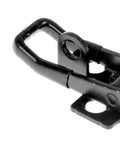 Black Toggle Latch Catch Clamp For Cabinets And Sliding Doors, Adjustable Lever Lock Hasp, 2 Or 4 Pack, Easy Install, Heavy Duty Zinc Plated Iron With Screws Included, Home Furniture Hardware, close-up latch hook