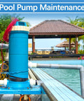 Pool pump maintenance setup with Food Grade Silicone Grease For Faucets And O Rings Valve Rubber Seals Pool Pump Lube in use.