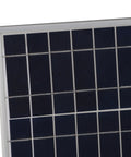 30W Solar Panel Kit With 220W MPPT Inverter For Outdoor Camping, RV And Off Grid Power Supply panel close-up