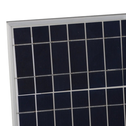 30W Solar Panel Kit With 220W MPPT Inverter For Outdoor Camping, RV And Off Grid Power Supply panel close-up