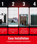 Four steps to install Condenser Fan Motor 1/6 HP 208 To 230V 1075 RPM Reversible OEM Standard Replacement With Explosion Proof