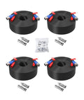 4 Pack 150 Ft Bnc To Rca Video Power Cable Pre Made All In One Heavy Duty Wiring Bundle For Cctv Dvr Security Cameras DIY Project with connectors.