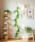 Extra Tall Six Foot Wooden Ladder Plant Trellis For Indoor And Outdoor Garden Support Easy To Install Climbing Vine Trellis with ivy indoors