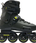 Twister XT Mens Fitness Inline Skates For Urban Performance And Commute Black Lime With Two In One Sizing And Premium Liner