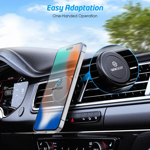 Two Pack Magnetic Phone Holder For Car Universal Air Vent Mount For Phones And Small Tablets Magnetic Car Phone Mount