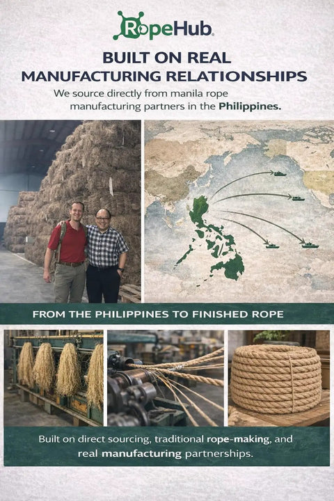 Top Shelf Natural Manila Rope Straight Up Classic Three Strand Twist Heavy Duty Utility Cord Perfect For Landscaping Borders And Weekend Diy Crafts Solid Rigging Line Five Eighths Inch Diameter By One Hundred Feet Long For Yards