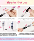 Tips for first use of 12 Color Nail Art Pens Set With 0.5mm Fine Tip For Precise Lines And Quick Air Drying Acrylic Markers