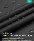 Hooded Waterproof Rain Poncho For Men And Women Stay Dry In Any Downpour All Weather Jacket With PU 5000MM Coating fabric detail