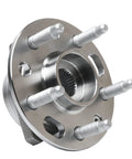 Front Or Rear Wheel Hub Bearing Assembly Set Of 2 For Buick Cadillac Chevrolet GMC Vehicles Fits Lacrosse CTS Equinox Impala Malibu Terrain Replaces 513288 951-301 13507374 Smooth Spin Quiet Ride Easy Install Beef Up Your Ride, close-up view showing metal construction