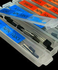 Assorted TO92 Transistors Kit 300 Pcs With 30 Models NPN PNP in labeled compartments for DIY Electronics Projects and Prototyping
