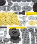 Pro-Grade Must-Have 852-Piece Technic Building Kit With Gears Axles Pins Connectors Wheels Chain Links And Joints shown