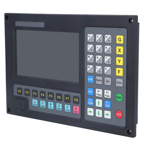 Pro Grade CNC Control System With 2 Axis Linkage 7 Inch HD Display Heavy Duty Stainless Steel Build High Precision Motion Controller For Plasma Cutting 0.001mm Accuracy 200KHz Pulse Frequency front view