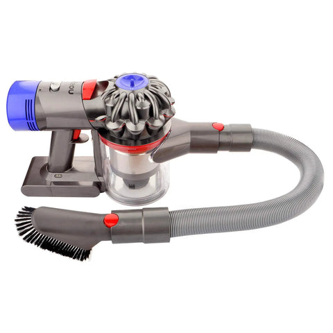 6 In 1 Accessory Tool Kit Attachment Set With Extension Hose For Cordless Vacuum Cleaners shown with flexible hose and brush