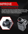Ultrasonic Parking Sensor Kit For 2020 To 2025 Toyota And Lexus Vehicles With Water Resistant ABS Housing And Easy Install Improved Parking Assist And Reliable Distance Alerts, black sensor close-up