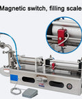 Heavy Duty Pneumatic Liquid Filling Machine Single Head Automatic Bottle Filler Hella Precise with filling scale and magnetic switch