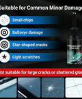 All In One Windshield Crack Repair Kit For Cars And Auto Glass Chips Quick Fix Glass Repair Tool with resin bottle