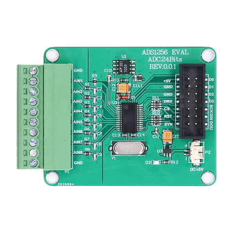 Eight Channel 24 Bit Data Acquisition Module With High Precision ADS1256 ADC For Industrial And Lab Use, 30 Ksps Output