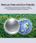 Top Shelf 40 Pack Ag10 Plus Lr1130 Button Cell Batteries 1.5 Volt Alkaline Power on eco-friendly background with planet