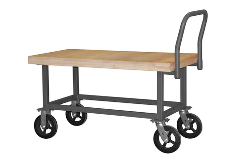 14 Gauge Steel Platform Hand Truck With Smooth Rolling Rubber Casters Spacious 30 By 63 Inch Deck Heavy Duty Utility Cart For Shop Hauling Warehouse Moves And Daily Gear Transport Built Like A Tank