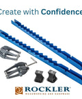 Deluxe Panel Clamps With Scissor Couplers For Flat Panels And Flush Joints, Adjustable Clamp System For Tables And Benchtops