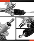 Hydraulic Power Steering Rack And Pinion For Honda Civic 2006 2007 2008 2009 2010 1.8L L4 Left Hand Drive With Inner Tie Rods And Dust Boots