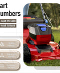 Close-up of Toro 22 inch self-propelled lawn mower compatible with pinion gear set 10604 10605 10606.