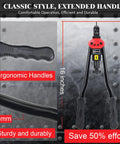 Extra Long Mandrel Rivet Nut Tool Kit With 16 Inch Rivnut Gun, ergonomic handles, 3mm thickness, for heavy duty projects