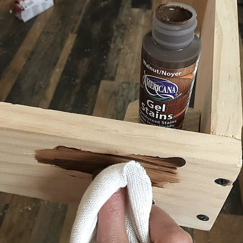 Gel Stain Wood Kit Three Pack With Walnut Oak Maple 2 Ounce Cans And Included Foam Brushes For Easy Gel Stain Finish Color Mixing