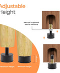 Heavy Duty Rubber Furniture Levelers Give Boss Grade Stability On Hardwood Tile Floors Comes With Eight 516 Inch 18 Thread Adapters, showing adjustable height and design details.