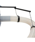 Beastly Heavy Duty Commercial Steel Debris Vacuum Truck Loader with 8 inch by 10 foot intake hose and chain supports.