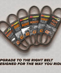 Beefed Up Heavy Duty CVT Drive Belt For Teryx UTVs 2016 And Up Built For High Temps And Extreme Abuse With Aramid Fiber Cord
