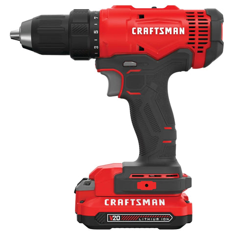 V20 Cordless Drill And Driver Kit With One Half Inch Chuck Battery And Charger Included High Output 320 Watts