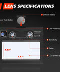 Lens specifications for Welding True Color Auto Darkening Helmet With Adjustable Shade Range 4 To 9 To 13 For TIG MIG ARC Welder Mask