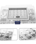 Beefy 300 Piece Stainless Steel Set Screws Kit With Allen Wrenches Cup Point Hexagon Headless Grub Screws in plastic case