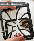 Heavy Duty Cast Iron Stove Grate Replacement For Frigidaire Kenmore Gas Ranges 8.8 By 8.8 Inch Surface Grates being washed