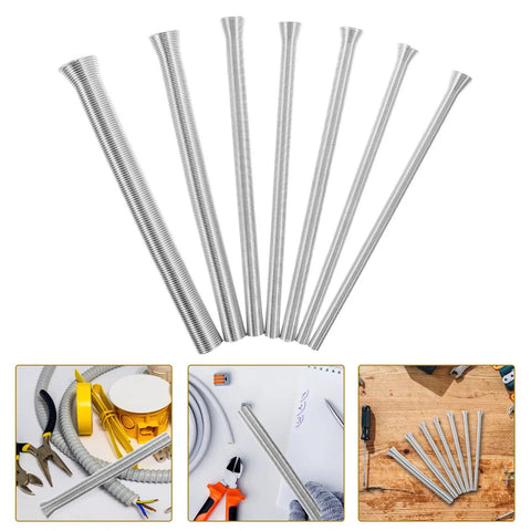 1/4 And 3/8 Inch Copper Tube Bender Tool Set With Seven Essential Springs for precise shaping of exhaust pipes.