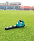 No Nonsense 36V Brushless Cordless Leaf Blower With Beast Mode Airflow And Smooth Handling For Yard Cleanup Certified Refurbished Tool Only on grass.
