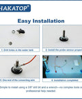 Easy installation steps for 10 Pack RV Water Tank Probe Sensors Screw In Water Level Sensors For RV Water Gauge Systems.