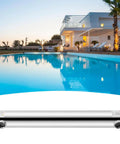 Built Tough 304 Stainless Steel Pool Heat Exchanger for Spas and Hot Tubs, 120KW Quick Heating, 1070 by 133mm, outdoor view