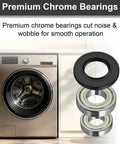 Kick That Grinding Noise With Heavy Duty Washer Drum Bearing And Seal Kit For Samsung Dc62 00156A Pro Diy Home Repair Brings Quiet Smooth Sailing Back, with premium chrome bearings and seal.