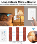 Knockout Smart Plug In Dimmer Switch For Table Lamps With 2Dot4Ghz Wireless Control Talks Right Up To Alexa For Smooth Adjustment of lamps with remote control.
