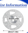 Straight Up Solid Galvanized Steel Washers Measuring One Eight Inch Wide, Rust Resistant Heavy Duty Fasteners In A Handy One Fifty Pack. Size 28mm.
