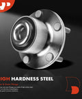2 Pack Front Wheel Bearing And Hub Assembly 5 Lug Easy Swap For Mazda 3 2004 2005 Built Before January 5 2005 Replacement Pair For Smooth Ride And Quiet Operation showing front wheel bearing.