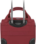 Back view of Underseat Carry On Bag With Expandable Design Softside Travel Case Your Go To Travel Companion 15 Inch Tablet Pocket Multi
