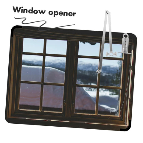 Manual Window Opener For Greenhouse Ventilation Sturdy Bracket Easy Install And Secure Handle Boost Airflow And Convenience For Fresh Air And Plant Health